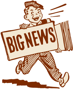 blog picture of cartoon news boy yelling big news