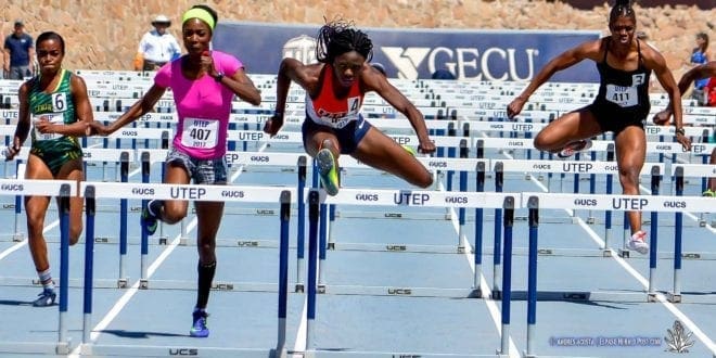UTEP�s Amusan Cruises to 100M Hurdles Final