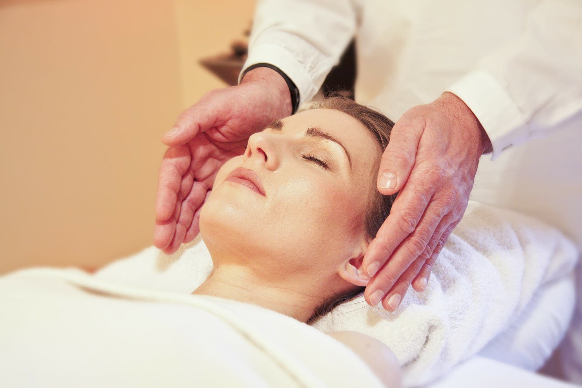 blog picture of lady about to get a massage