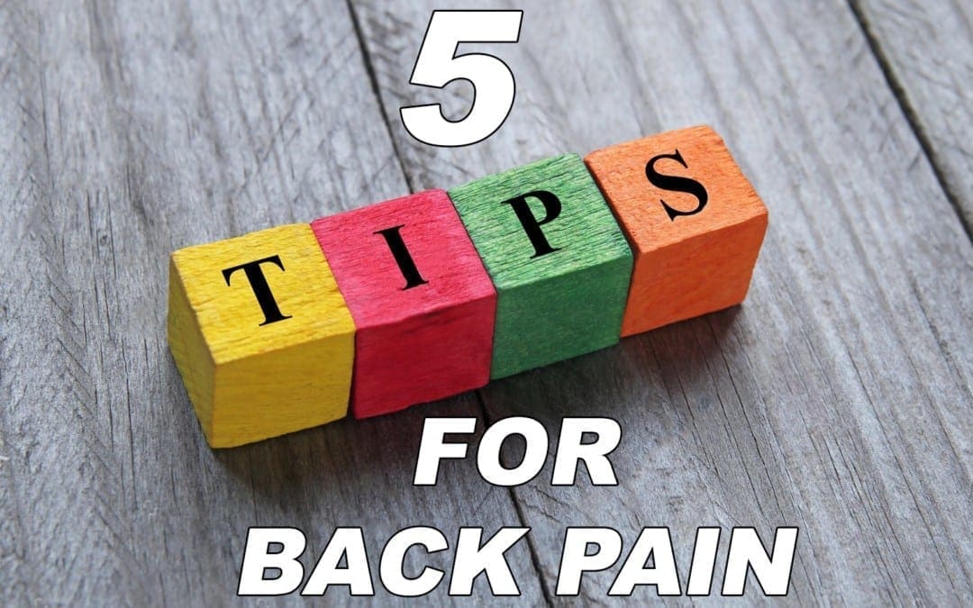 5 Tips For Back Pain In El Paso