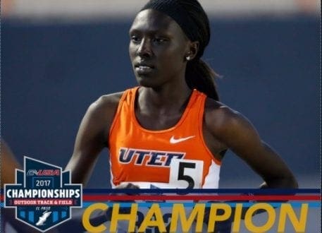 Koech Garners First Career Gold Medal in the 10,000m