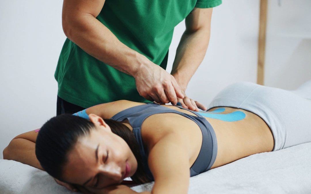 Kinesiology, Kinesio, KT, Elastic Tape For Back Pain
